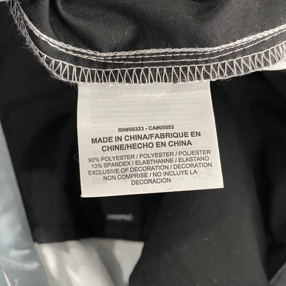 Nike Golf Dri Fit Shorts Gray White Plaid Polyester Blend Men's Size‎ 34 - Picture 9 of 11